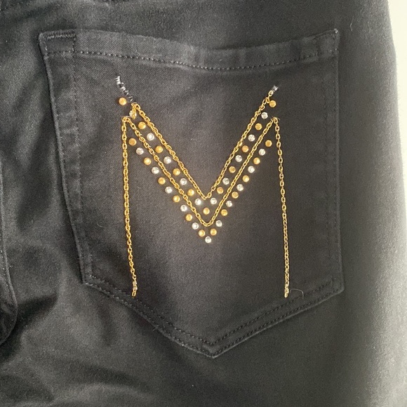 Marciano fitted black pants 26 - Picture 3 of 5